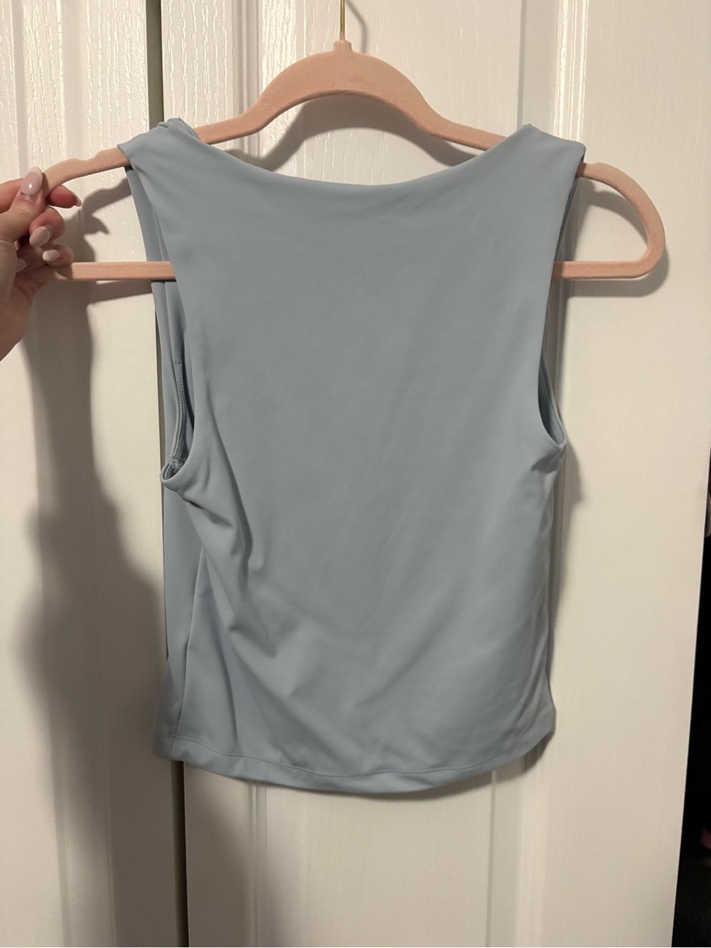 Garage Light Blue Square-Neck Tank Top - Picture 2 of 3